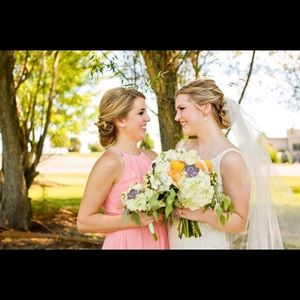 ADORABLE peach dress
